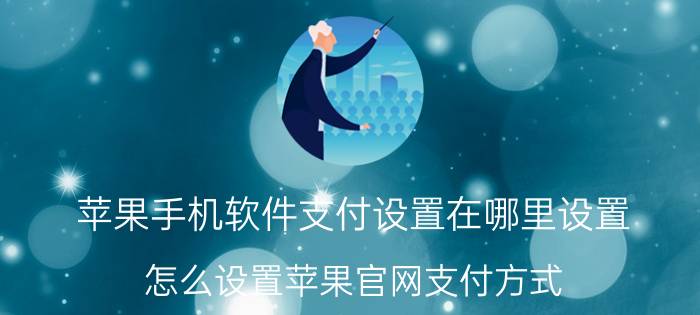 苹果手机软件支付设置在哪里设置 怎么设置苹果官网支付方式？